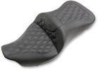 Saddlemen 2-Up Seat Road Sofa Ls Front|Rear Leather|Saddlegel? Black S