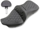 Saddlemen 2-Up Heated Seat Road Sofa Ls Heated Front|Rear Leather|Sadd
