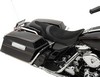 Drag Specialties Seat Caballero Diamond Stitched Faux Suede Black Seat