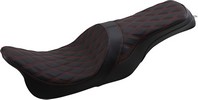 Drag Specialties Seats Seat 2Up Frwd Pred Dd Red Seat Predator 2Up - F
