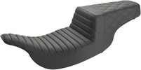 Saddlemen Step Up Seat - Tuck And Roll/Lattice Stitched Seat Step Up T