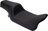 Drag Specialties Seat Predator 1-Up Smooth Solar Leather W/Vinyl Flh 2