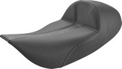 Saddlemen Dominator Solo Seat - Extended Reach - Stitched - Black W/ G