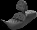 Saddlemen Roadsofa? Seat - Heated - With Backrest Seat Road Sofa - F