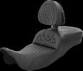 Saddlemen Roadsofa? Seat - Heated - With Backrest - Extended Reach S
