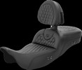 Saddlemen Roadsofa? Seat - Heated - With Backrest - Extended Reach S