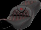 Saddlemen Roadsofa? Seat - Lattice Stitch - Red Stitch Seat Road Sof