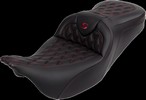 Saddlemen Seat Roadsofa Ls W/Br Burgundy Stitch Seat Roadsofa Ls W/Br