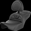Saddlemen Roadsofa? Seat - With Backrest Seat Roadsofa Flhx/Fltr 23-