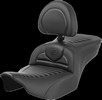 Saddlemen Roadsofa? Seat - With Backrest - Carbon Fiber Seat Roadsof