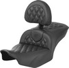 Saddlemen Roadsofa? Seat - With Backrest - Carbon Fiber Seat Roadsof