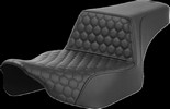 Saddlemen Step-Up Seat - Extendeded Reach - Front Honeycomb - Black St