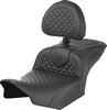 Saddlemen Seat Roadsofa Scallop Stitch W/Driver Backrest Seat Roadsofa