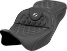 Saddlemen Roadsofa? Seat - Lattice Stitch - Silver Stitch - W/O Back