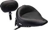 Mustang Seat Wide Touring Solo Studded With Conchos And Backrest Seat