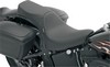 Drag Specialties Seat Predator Rear 2-Up Vinyl Black Seat 2Up Pred Smo
