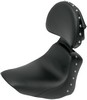Saddlemen Solo Seat Heels Down Front Saddlegel? Studded Black|Natural