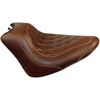 Mustang Seat Wide Tripper? Solo Diamond Stitched Brown Seat Wdtrpr Sol