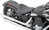 Drag Specialties Seat Low Solo Standard Front Smooth Vinyl Black Seat