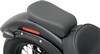 Drag Specialties Pillion Pad Wide Rear Smooth Leather Black Pillion Wd
