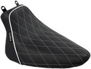 Le Pera Seat Bare Bones Solo Black W/White Diamond Stitch Seat Bare Bo