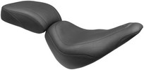 Mustang Seat Wide Tripper Rear Black Seat Pasngr Wd Trpr Flsl