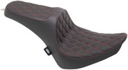 Drag Specialties Seat Pred Iii Dbldia Red Seat Pred Iii Dbldia Red