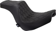 Drag Specialties Predator Iii Seat - Double Diamond - Black W/ Black S