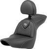Saddlemen Seat Roadsofa Cf With Backrest Seat Roadsofa Flsb/Fxlr 18-Up