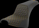 Saddlemen Seat Step Up Hc Gold Stitch Seat Step Up Fxbb/Fxst 18-Up -
