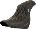 Saddlemen Seat Sdc Perf Gripper Gold Stitch Seat Pro Serie Sdc Flsb/Fx