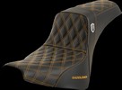 Saddlemen Seat Sdc Perf Gripper Gold Stitch Seat Pro Serie Sdc Fxbb/Fx