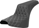 Saddlemen Seat Step Up Ls White Stitch Seat Step Up Fxbb/Fxst 18-Up -