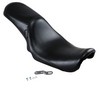 Le Pera Seat Silhouette 2-Up Smooth Black Seat Silh 2Up 06-17 Dyna
