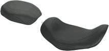 Mustang Seat Wide Tripper? Solo Smooth Stitched Black Seat Wdtripr Sol