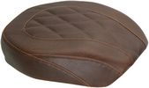 Mustang Pillion Pad Wide Tripper? Diamond Stitched Brown Seat R.Wdtrp