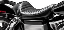 Le Pera Seat Stubs Cafe Solo Pleated Black Seat Stbcfe Pltd 06-17Fxd