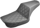 Saddlemen 2-Up Seat Step Up Front|Rear Saddlehyde?|Saddlegel? Black Se