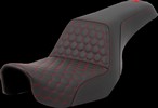 Saddlemen Seat Step Up Hc Red Stitch Seat Step Up Hc Red Stitch