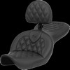 Saddlemen Explorer? Road Sofa Seat - With Backrest - Lattice Stitch