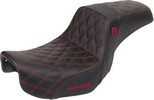 Saddlemen Seat Sdc Performance Red Stitch Seat Pro Serie Sdc Fxd 07-17