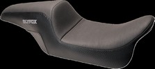 Slyfox Seat Slyfox Black Smooth Vinyl W/Cf Grey Sf Dyna 06-17 Seat Sly