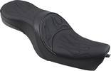 Drag Specialties Seats Seat Low-Profile Touring Rear 2-Up Vinyl Black