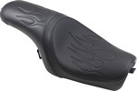 Drag Specialties Seats Seat Predator Rear Full Length Vinyl Black Seat