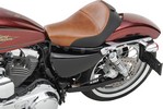 Saddlemen Lariat Solo Seat Distressed Brown Leather With Gel Harley Da
