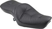 Drag Specialties Seats Seat Low-Profile Double Bucket Black Seat Lo Db