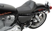 Saddlemen Solo Seat Dominator Front Vinyl|Saddlegel?|Gel Channel Carbo