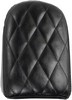 Le Pera Pillion Pad Bare Bones Diamond Stitch Black Pillion Bare Bones