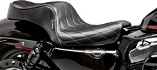 Le Pera Seat Cherokee 2-Up Diamond Stitched Black Seat Cherokee Dmd Xl