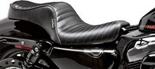 Le Pera Seat Cherokee 2-Up Pleated Stitched Black Seat Cherok Pleat 10